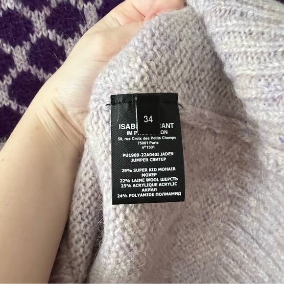 Isabel Marant Jaden Sweater in Ultra Violet - Picture 6 of 7